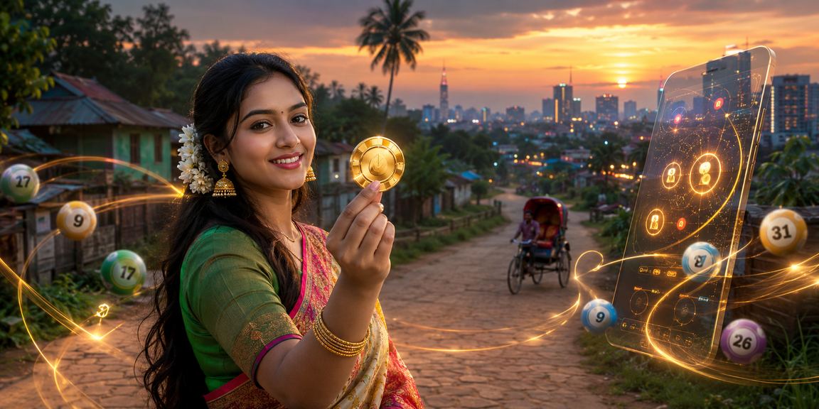 কুমিল্লায় লটারি বিক্রির মডেল